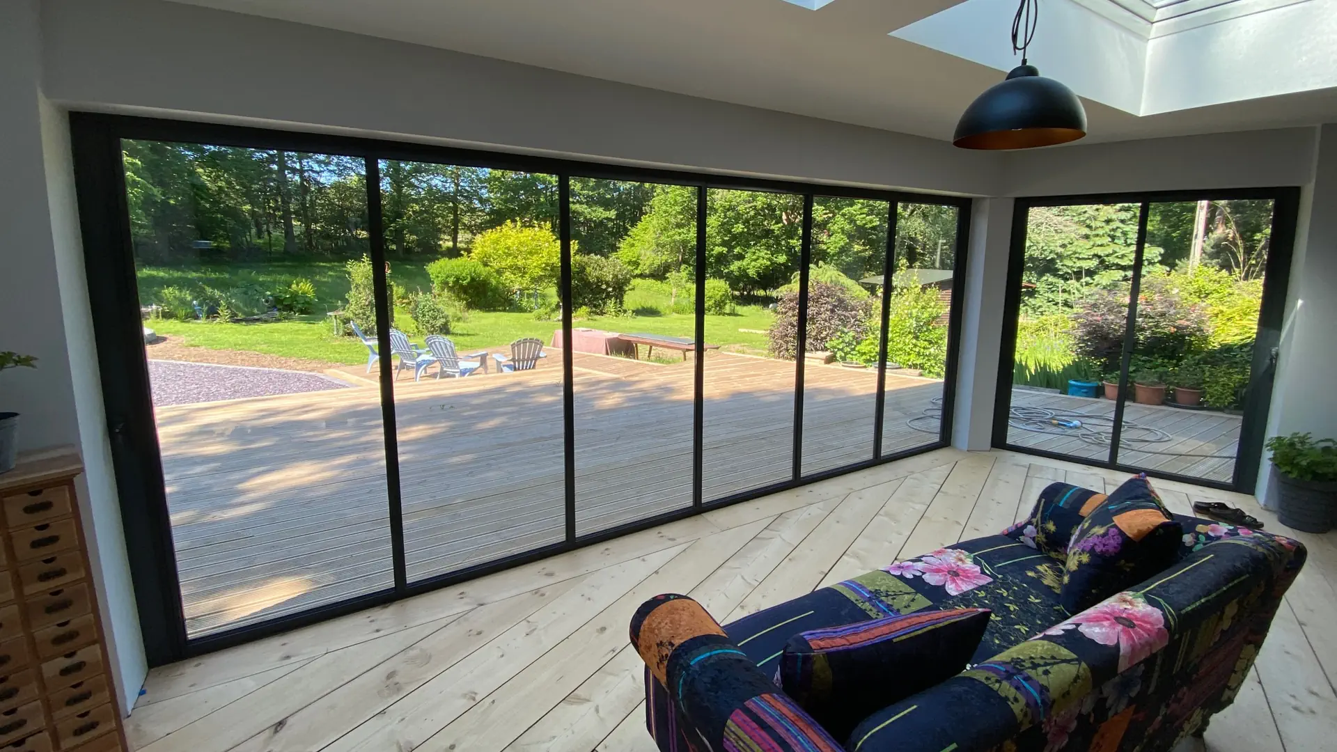 Glass patio doors by Vision