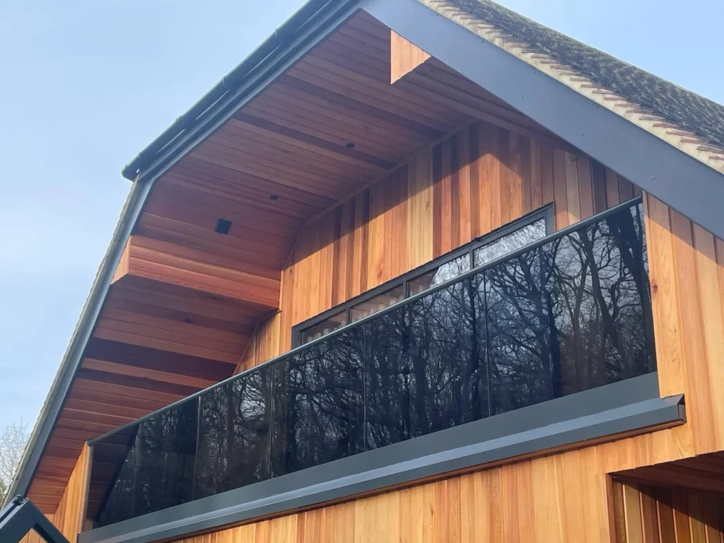 Bifold doors upstairs bedroom