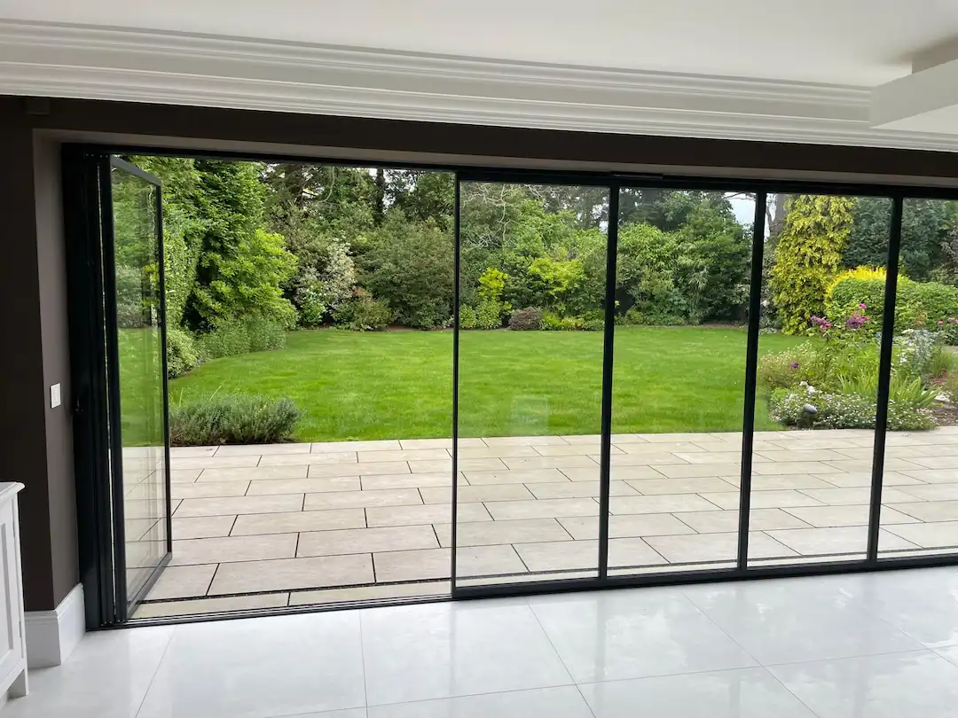 Extra wide bifold patio doors