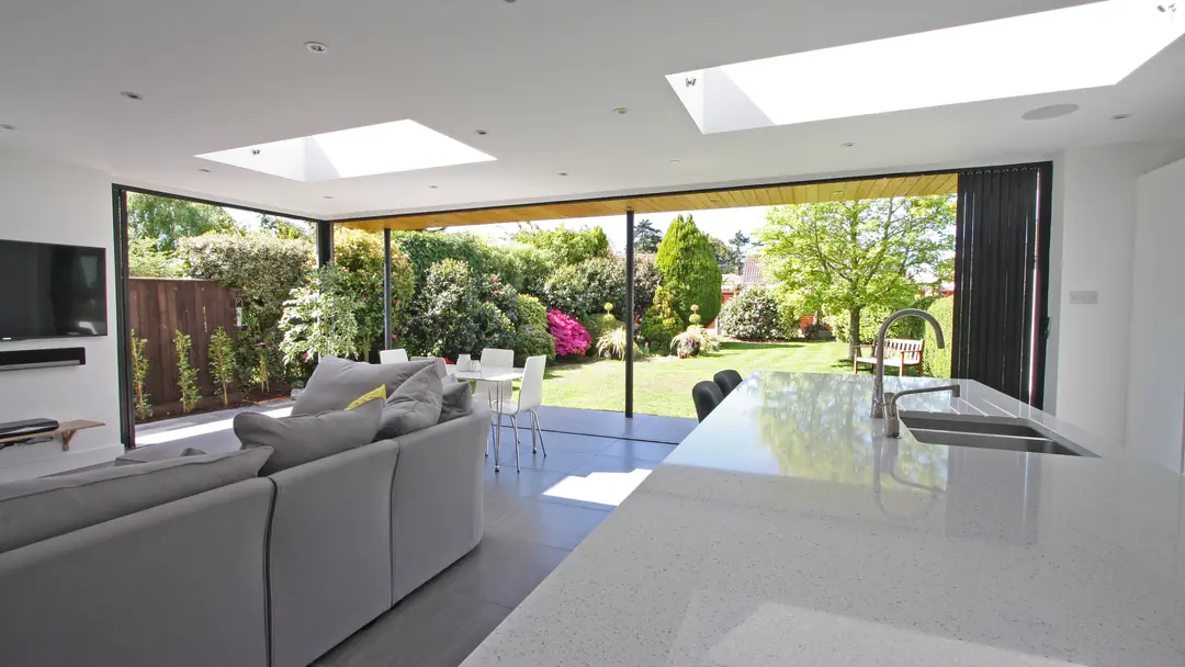 Kitchen bifold doors