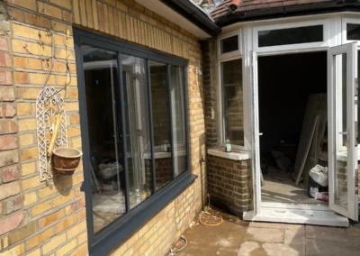 slide and fold patio doors with slim frame