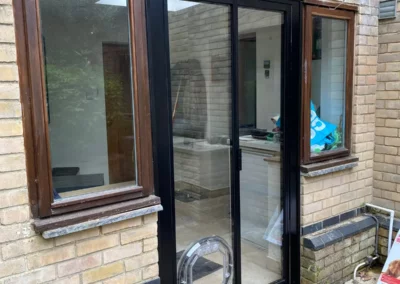 bifolding external doors with ultra slim frames