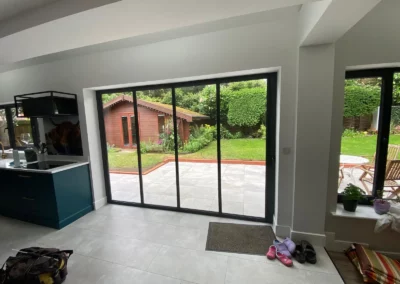 slim frame bi-fold door