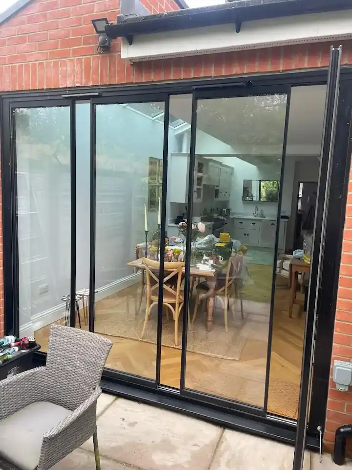 external sliding kitchen doors slide and fold