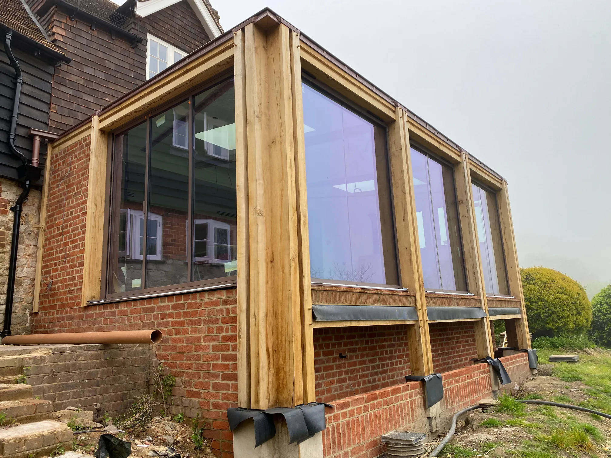 garden room extension with bifold doors