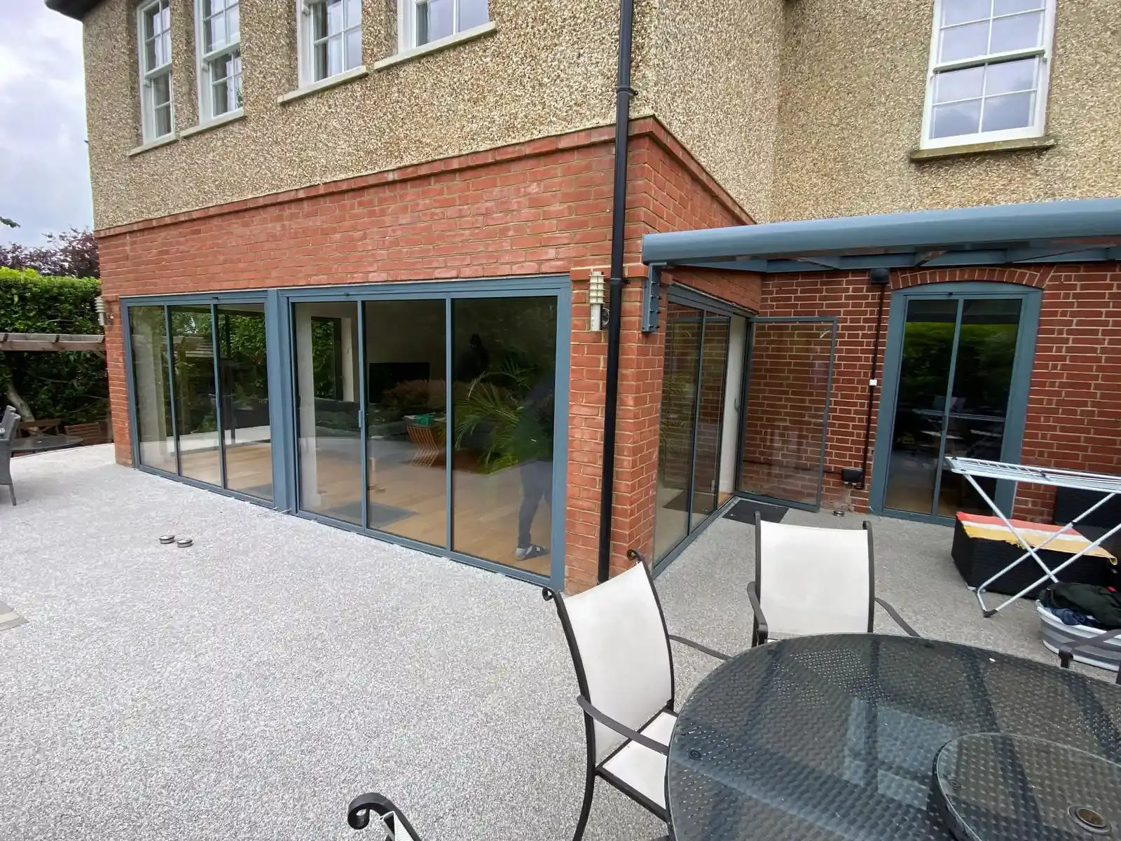 anthracite grey sliding patio doors