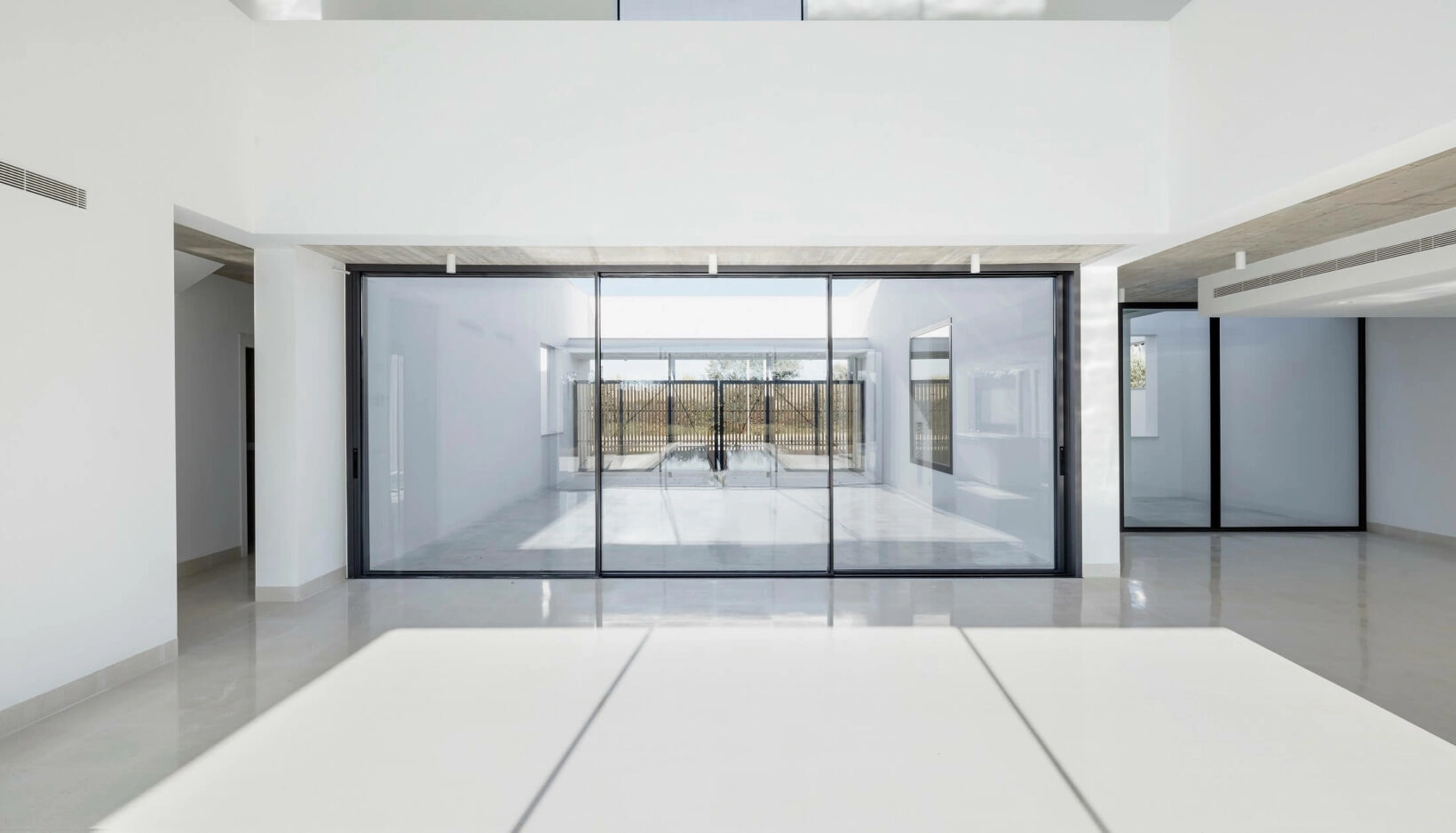 slimline internal glass room dividers