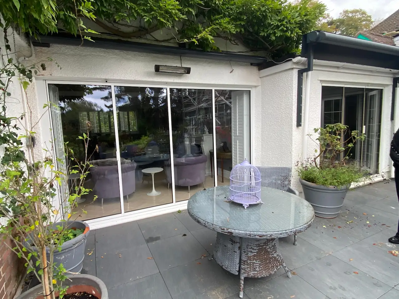 white 4 panel bifold doors