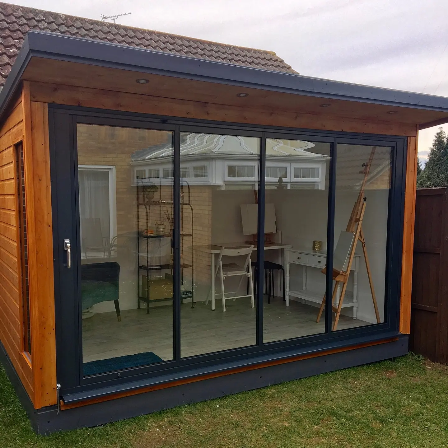 4 panel garden room sliding doors