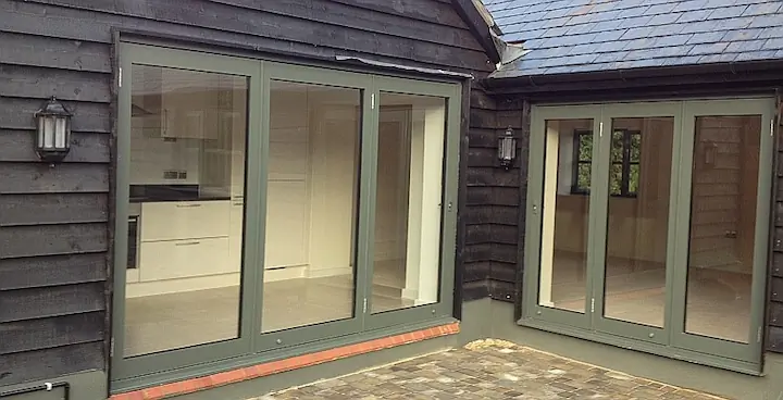 coloured bifold doors