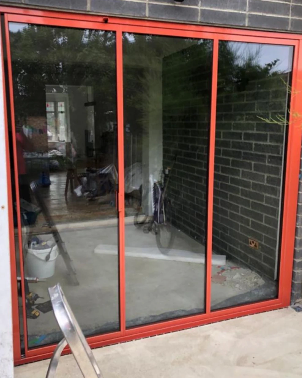 coloured bifold doors