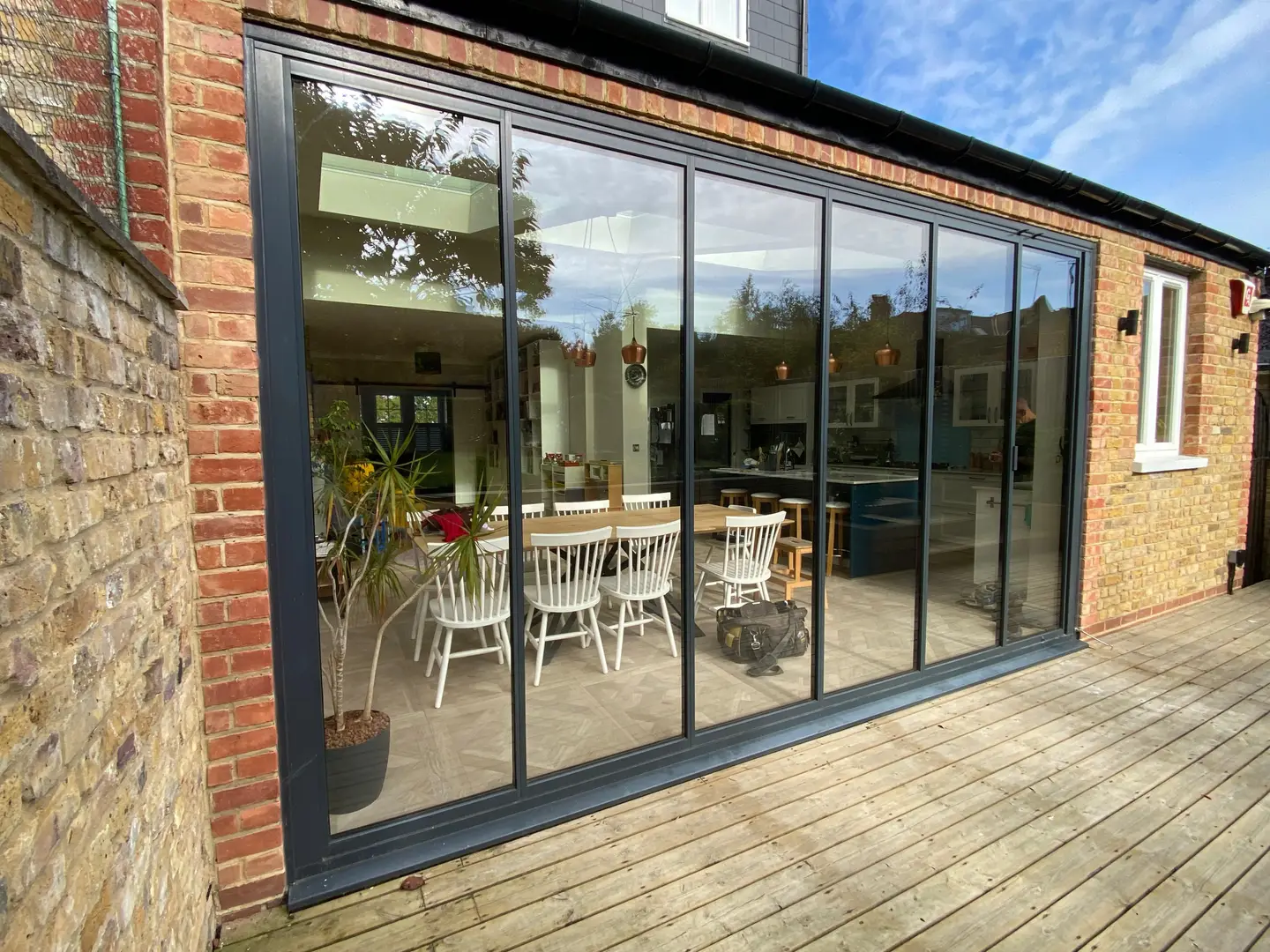 kitchen extension bifold doors