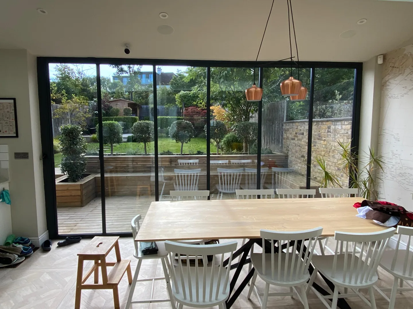 kitchen extension with bifold doors