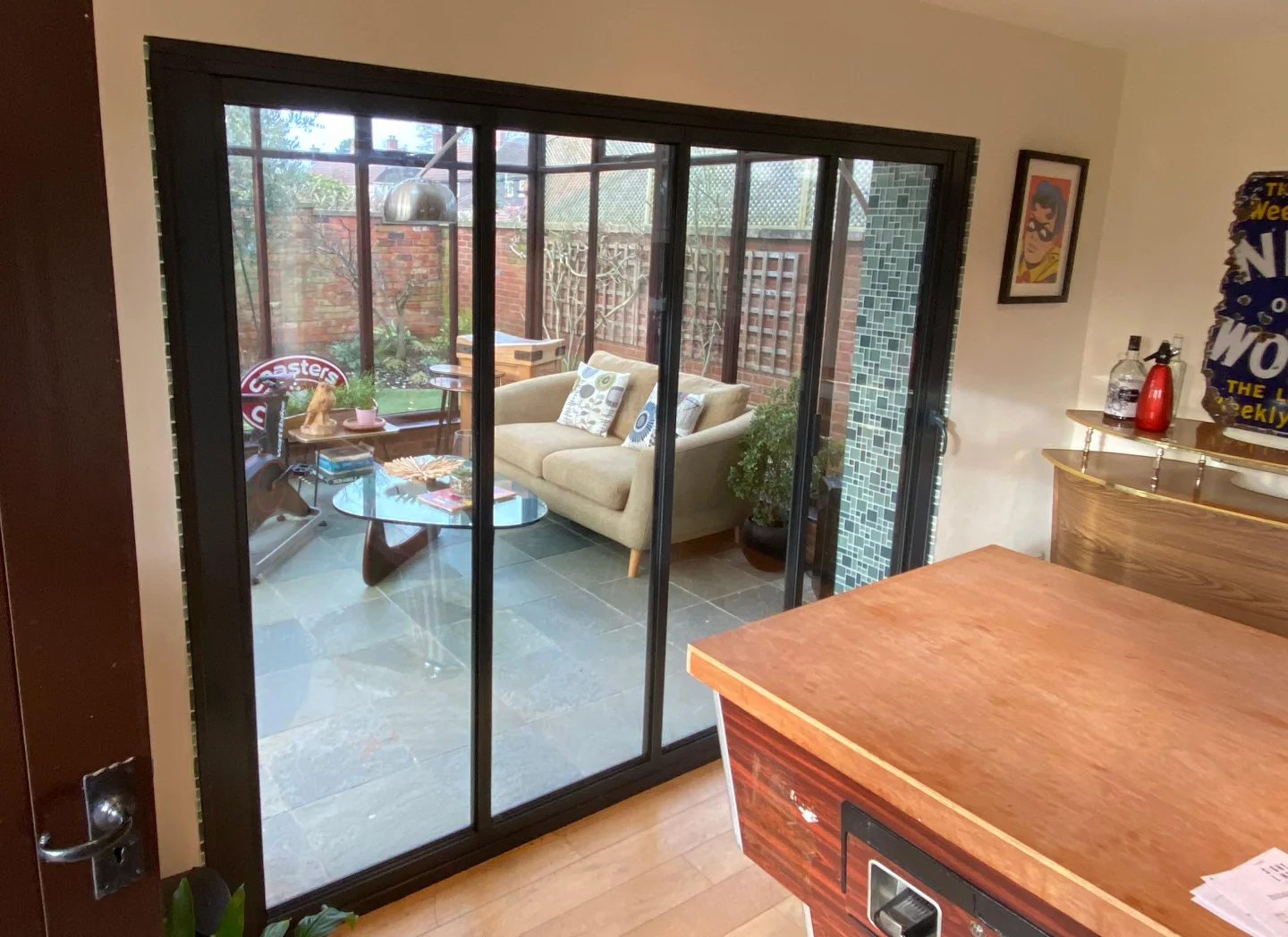 aluminium internal doors